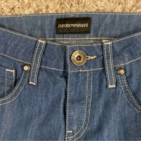 Emporio Armani Women's Blue Jeans NWT sz25 - Picture 3 of 7